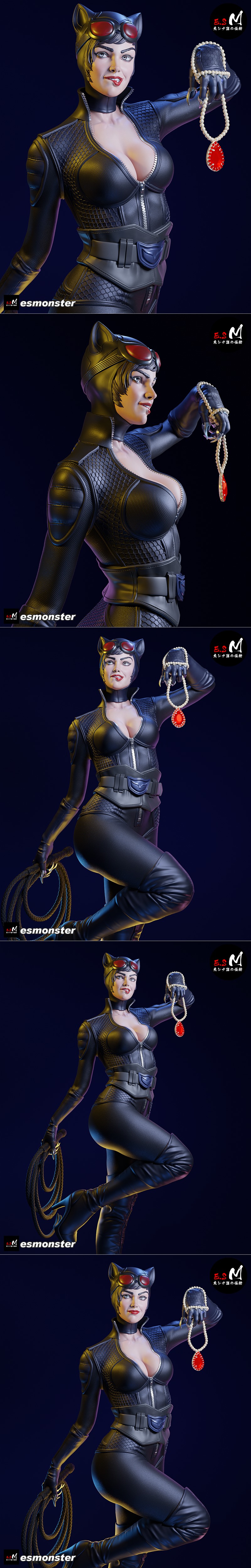 E.S Monster – Catwoman – 3D Print Model STL