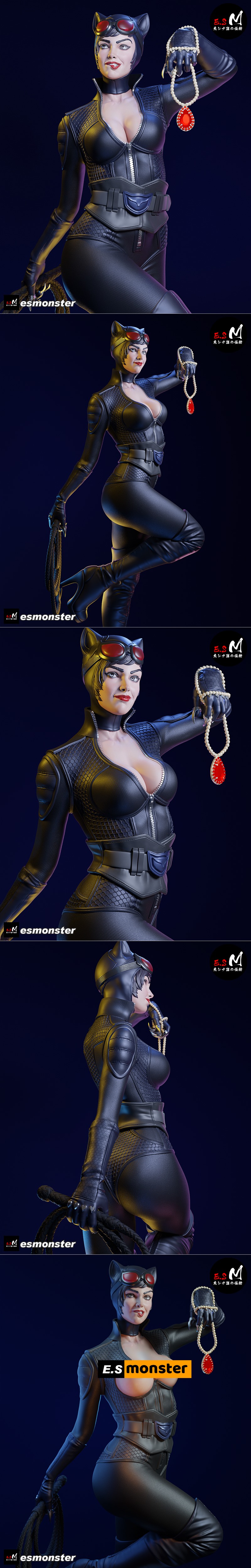 E.S Monster – Catwoman – 3D Print Model STL