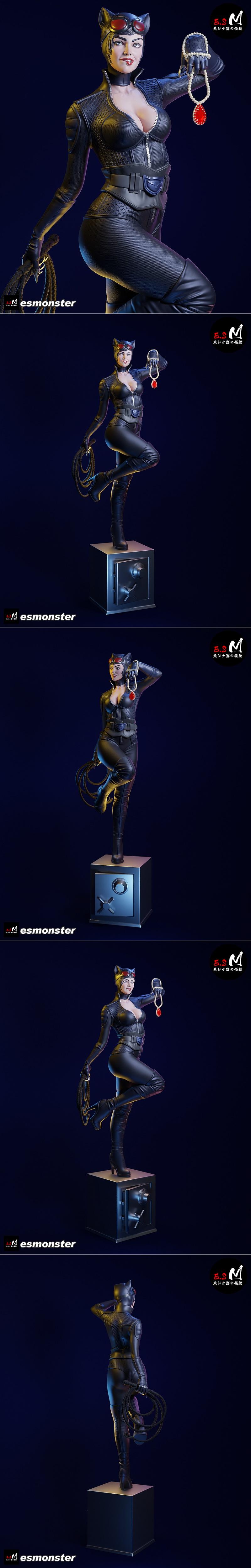 E.S Monster – Catwoman – 3D Print Model STL