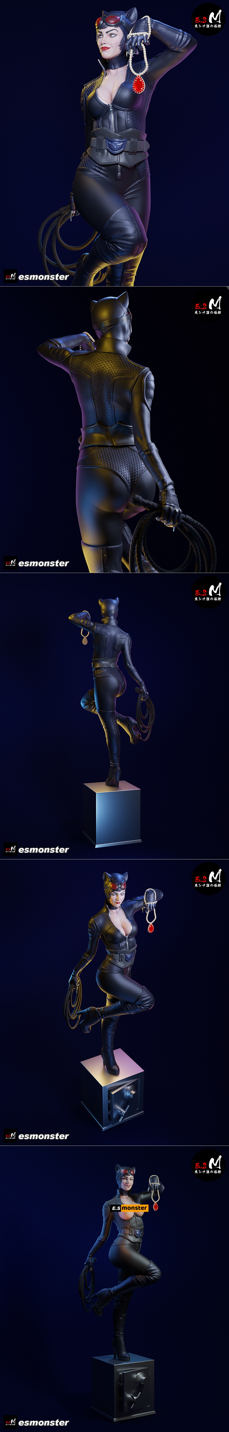E.S Monster – Catwoman – 3D Print Model STL