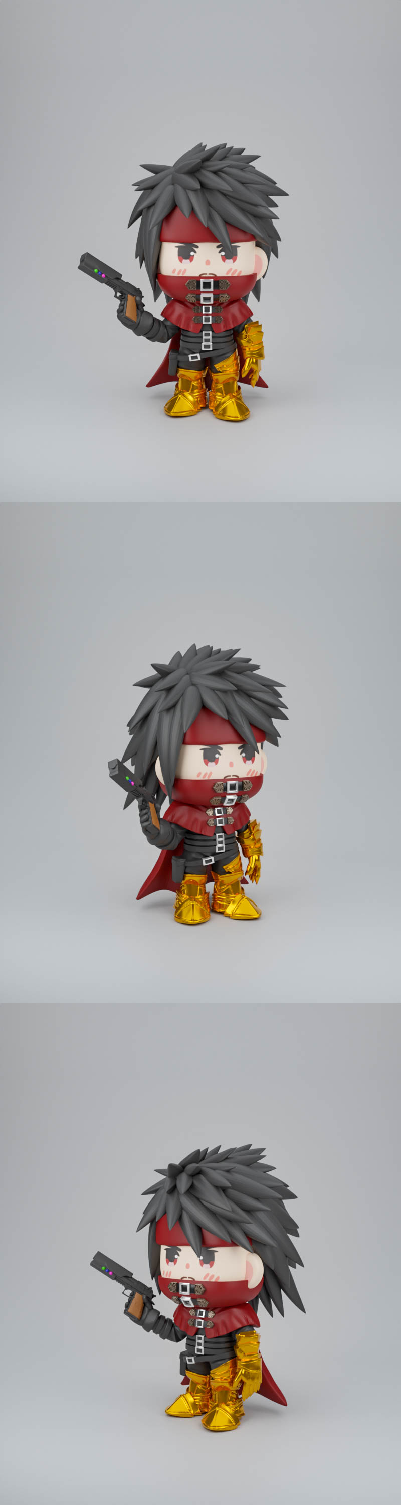 Chibit 063 – 哥布林·瓦伦丁 3D打印模型|Chibit 063 – Vincent Valentine – 3D Print Model