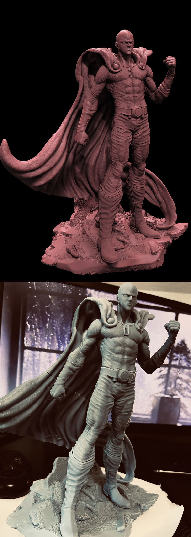 萨尔塔马 一拳超人 3D打印模型|Saitama – One Punch Man – 3D Print Model