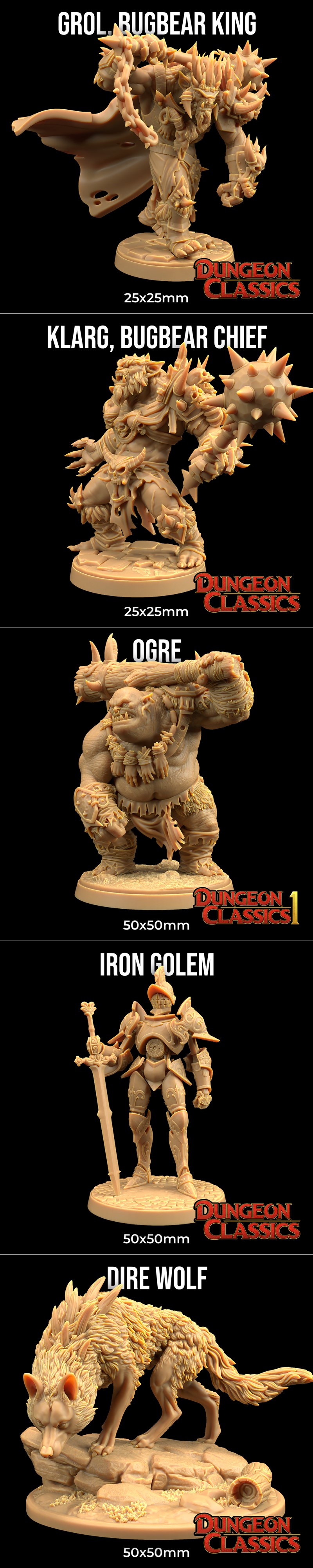 dungeon经典2025 - 3D打印模型STL|Dungeon Classics January 2025 – 3D Print Model STL