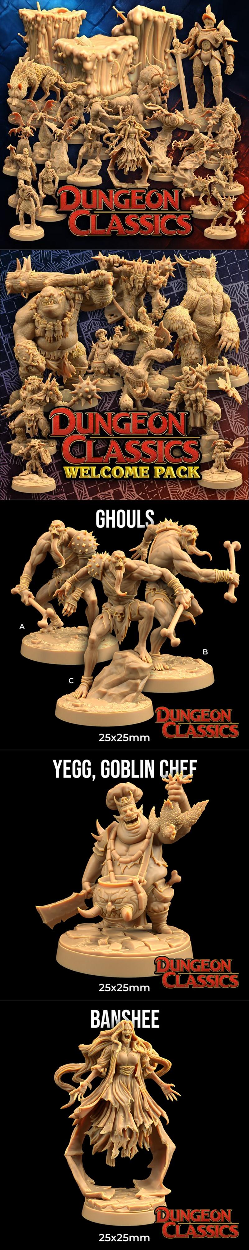 dungeon经典2025 - 3D打印模型STL|Dungeon Classics January 2025 – 3D Print Model STL