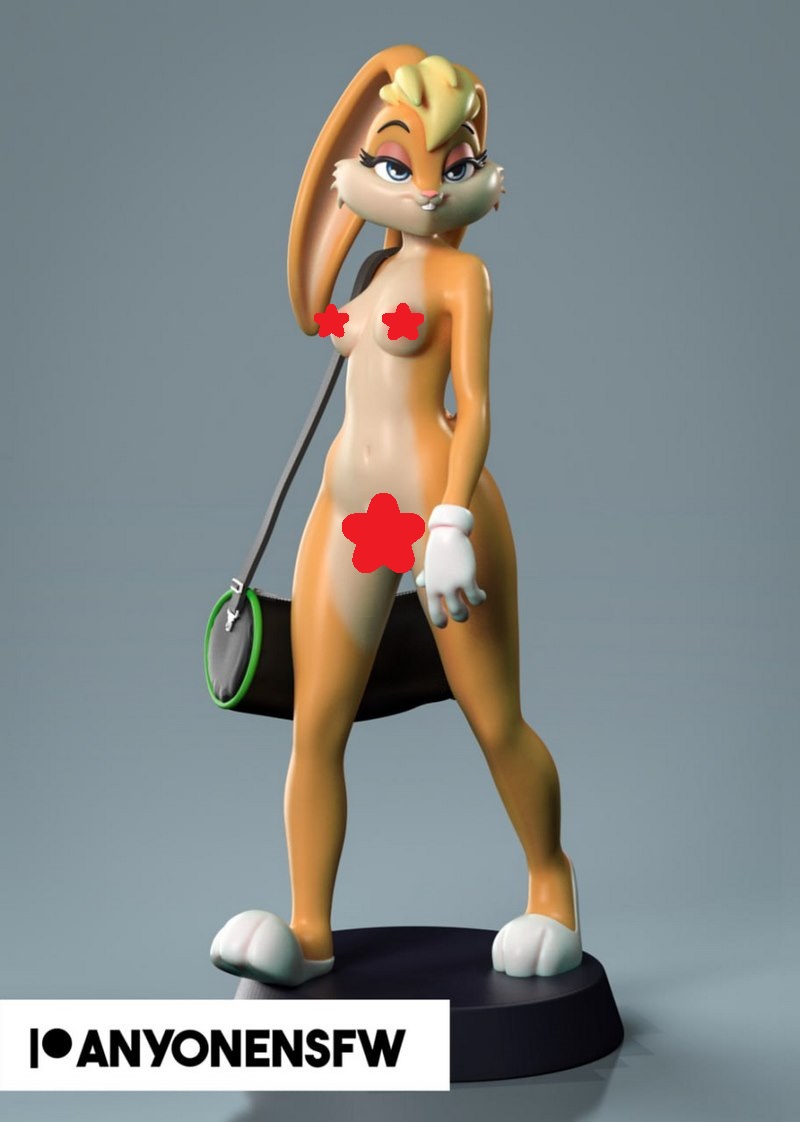 洛莉兔 3D打印模型|Lola Bunny – 3D Print Model