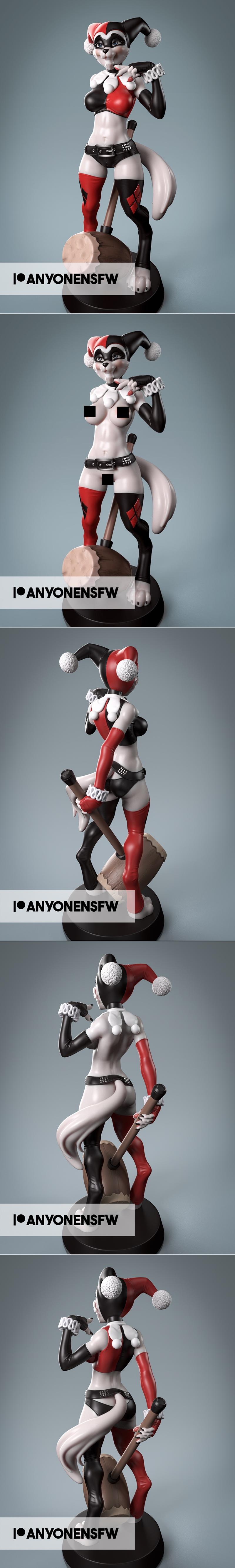 Anyonensfw – Harlequin – 3D Print Model STL