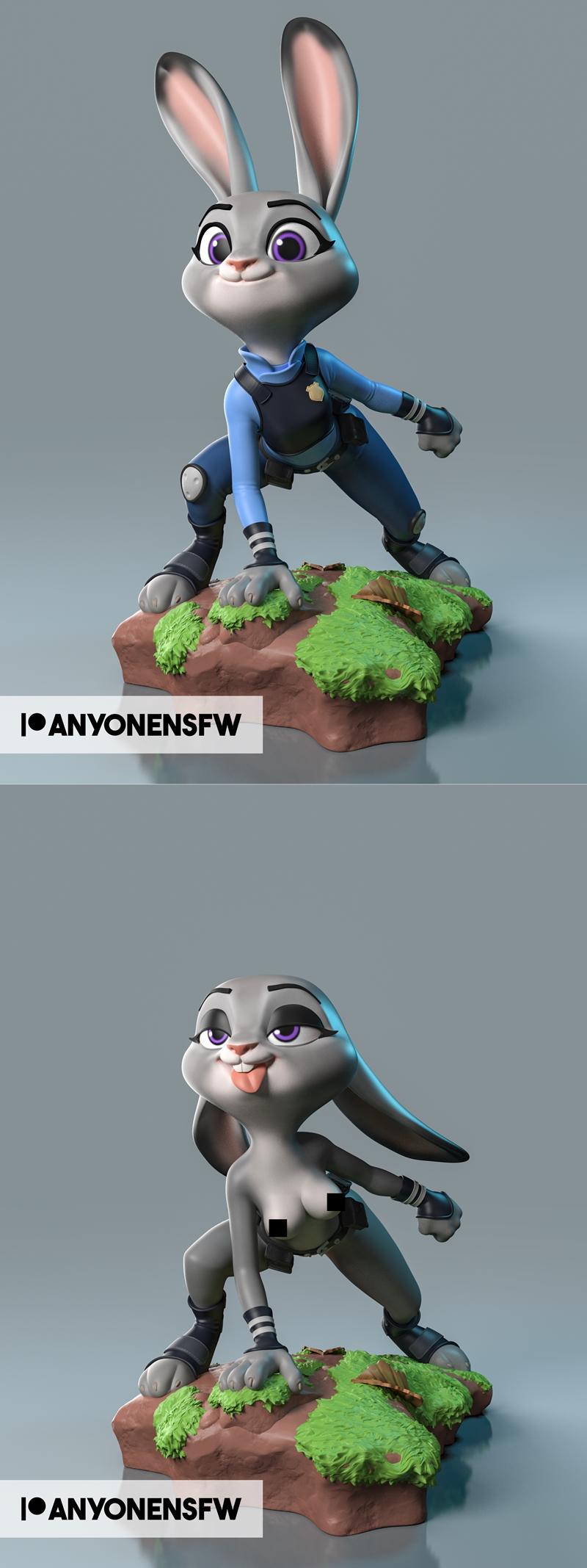 Anyonensfw - Judy - 3D打印模型|Anyonensfw – Judy – 3D Print Model STL