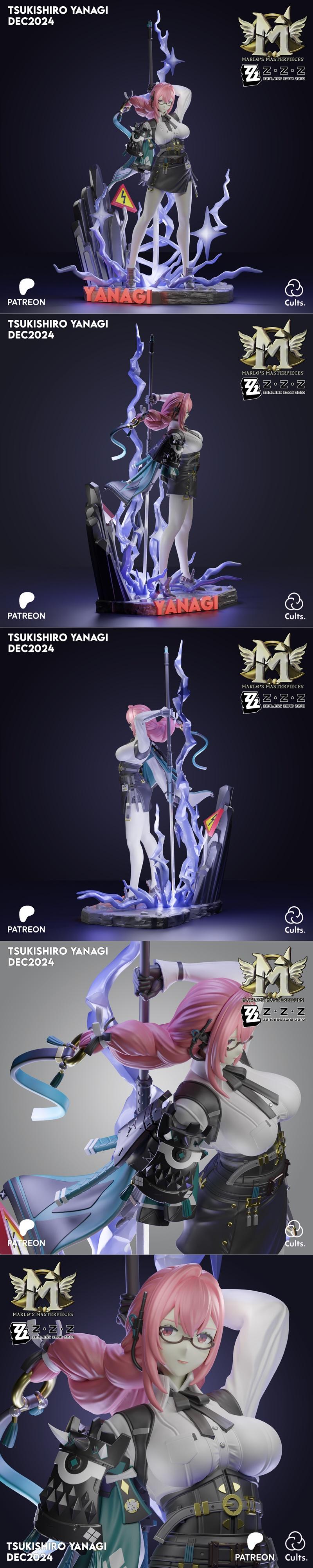 山茶花3D打印模型|Tsukishiro Yanagi – 3D Print Model STL