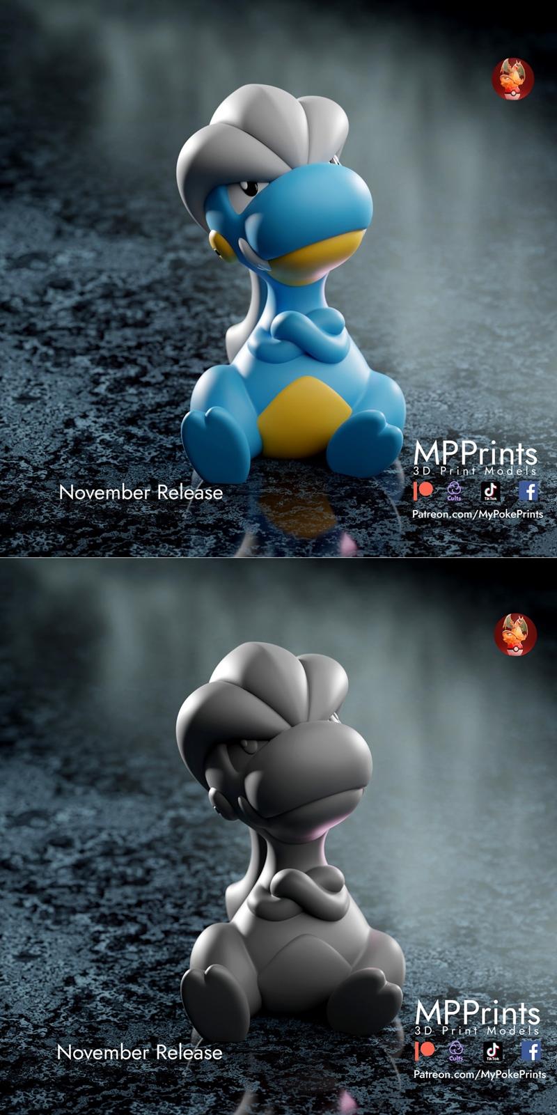 Bagon 3D打印模型|Bagon – 3D Print Model STL