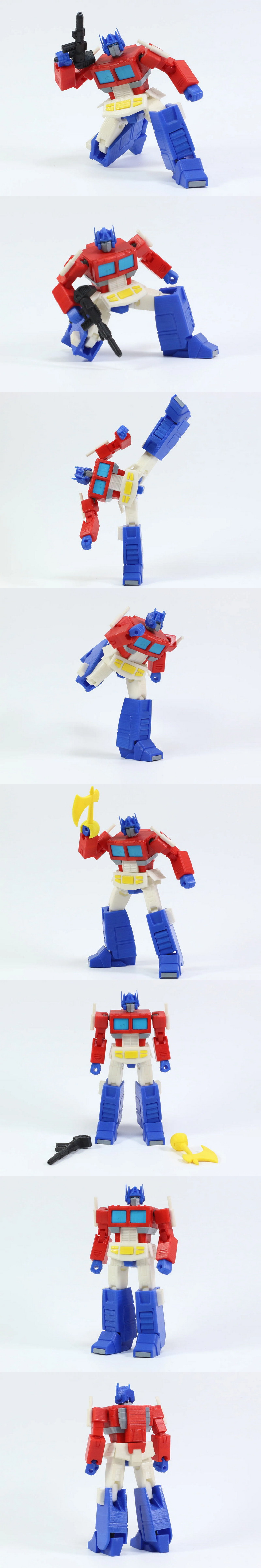 变形金刚-擎天柱-3D打印模型|G1 Transformers – Optimus Prime – 3D Print Model