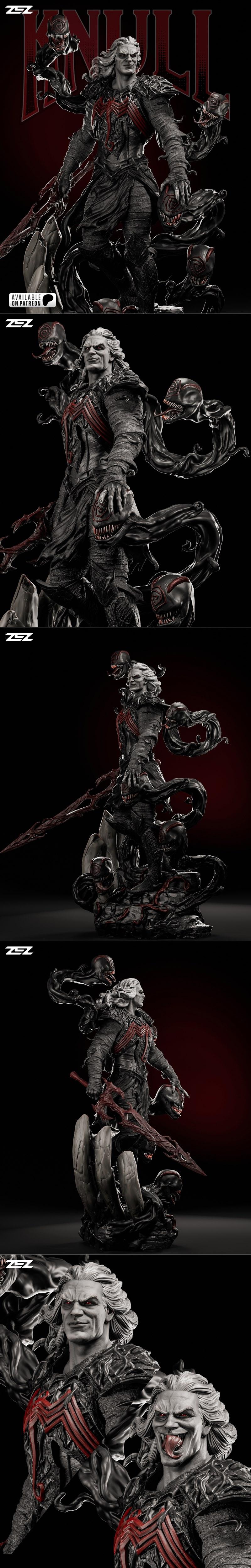 ZEZ工作室 - 乾坤 - 3D打印模型|ZEZ Studios – Knull – 3D Print Model STL