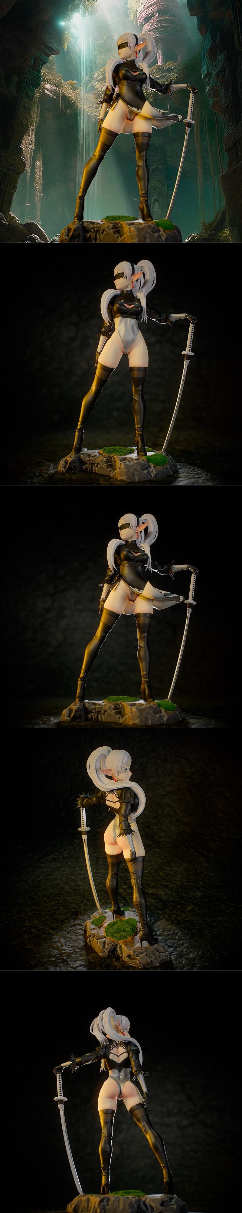 Gmeyer3D - 2B弗里恩 - 3D打印模型|Gmeyer3D – 2B-Frieren – 3D Print Model STL
