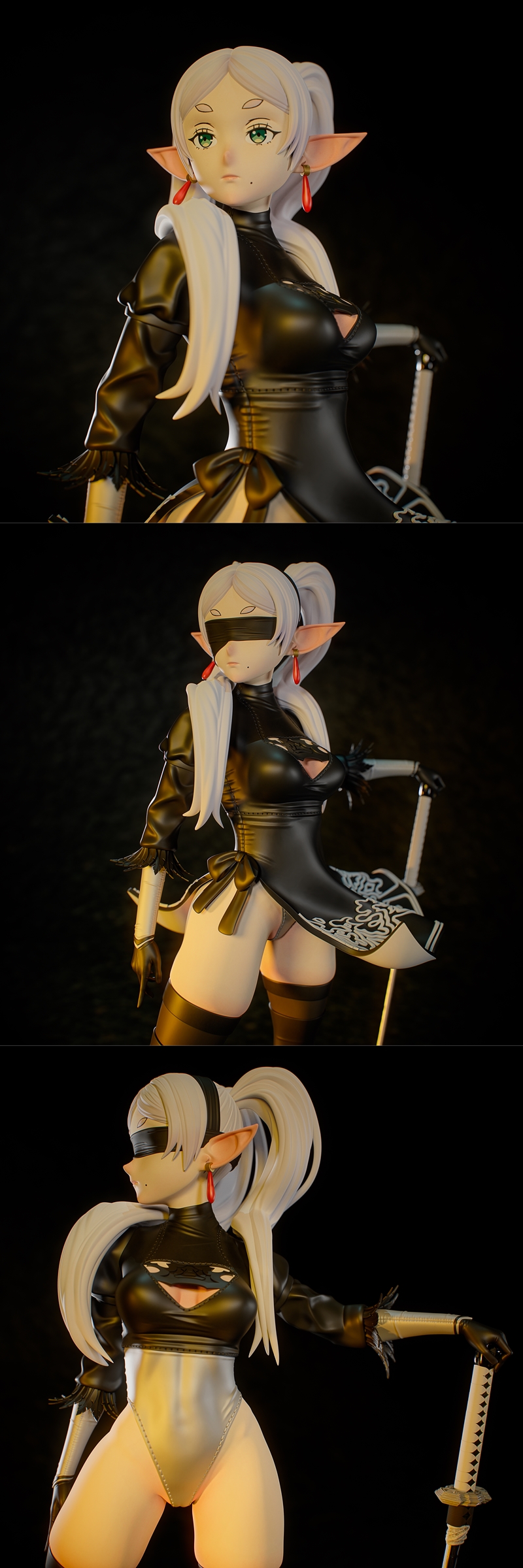 Gmeyer3D - 2B弗里恩 - 3D打印模型|Gmeyer3D – 2B-Frieren – 3D Print Model STL