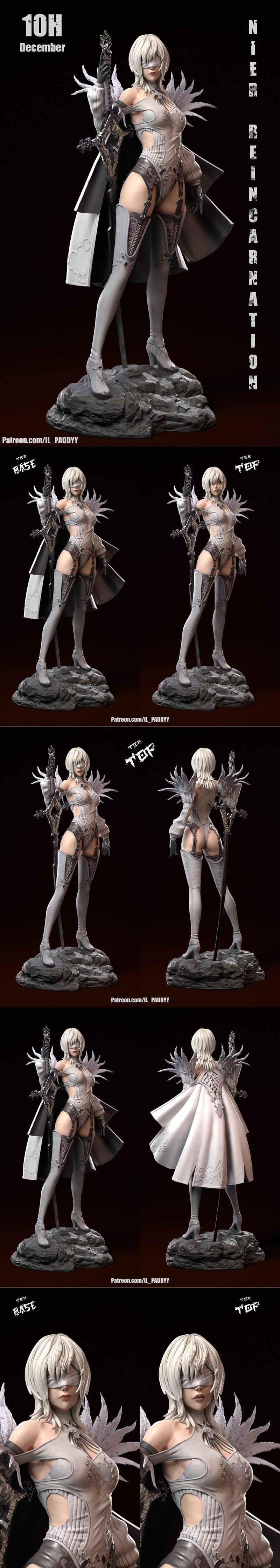 IL Paddyy - Nier - 10H 3D打印模型|IL Paddyy – Nier – 10H – 3D Print Model STL