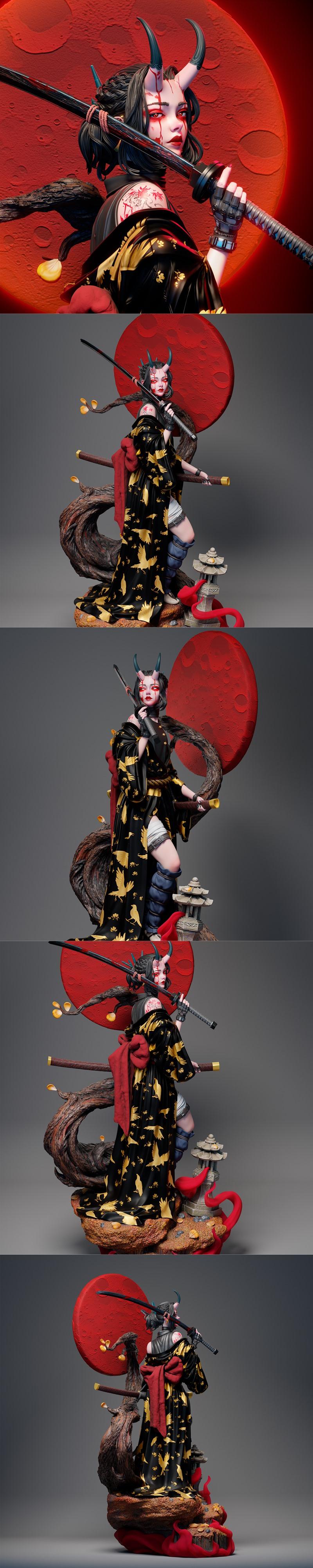 Ca 3D Studios – Oni – 3D打印模型|Ca 3d Studios – Oni – 3D Print Model STL