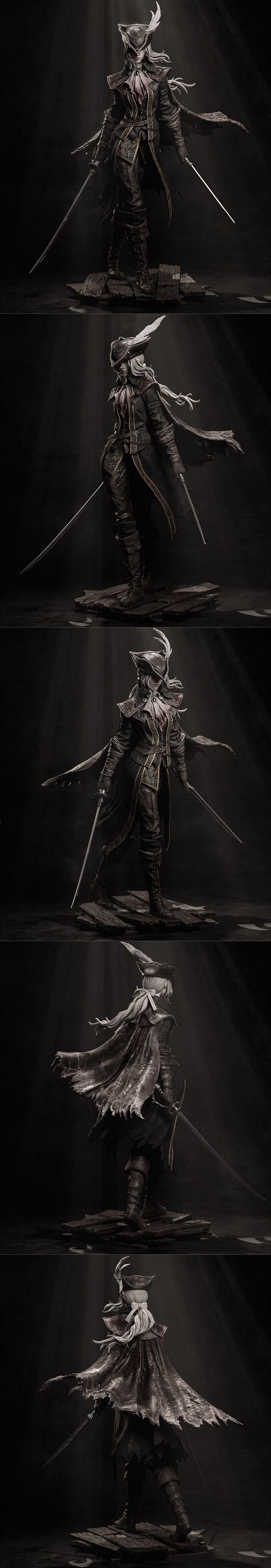 Ca 3D工作室 - 女爵玛丽亚 - 3D打印模型|Ca 3d Studios – Lady Maria – 3D Print Model STL