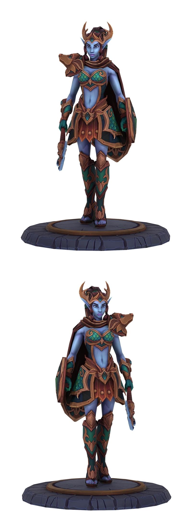 Titania - 3D打印模型 - 女神雕像|Titania – 3D Print Model STL