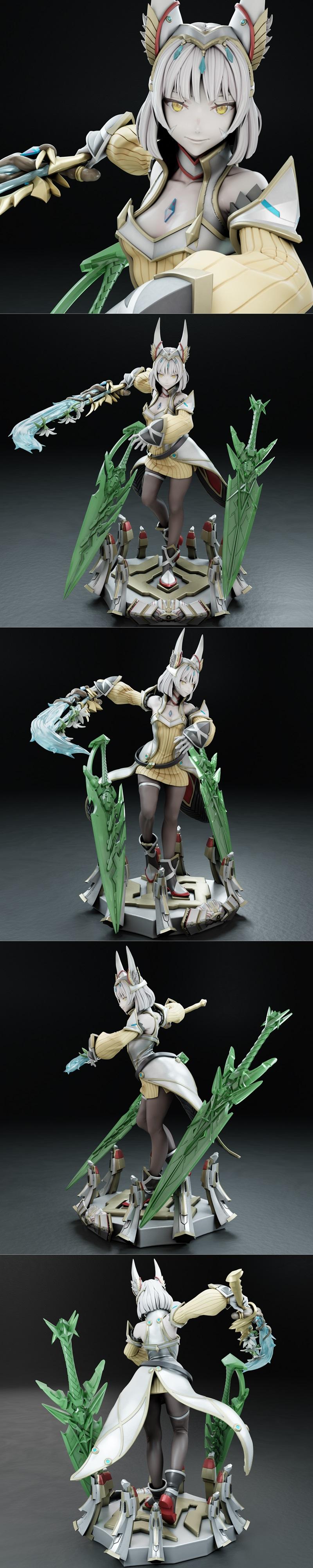 Gr8 Studio – Nia – 3D打印模型|Gr8 Studio – Nia – 3D Print Model STL