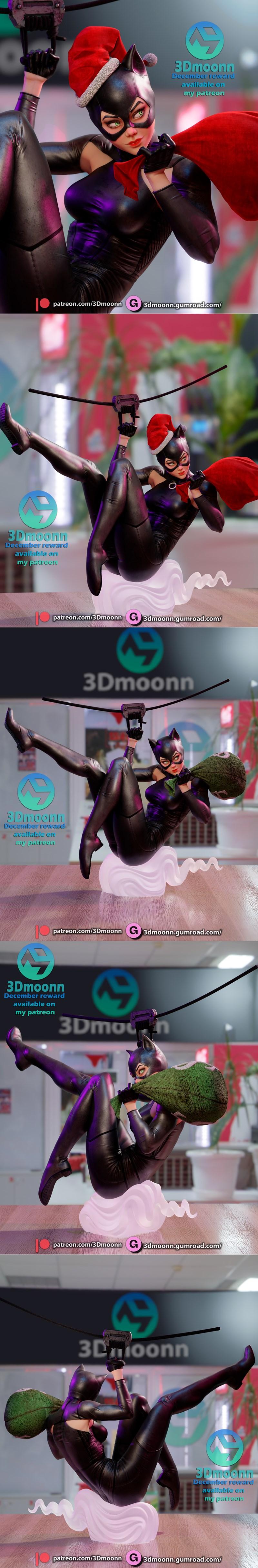 3Dmoonn – DC – Catwoman – 3D Print Model STL
