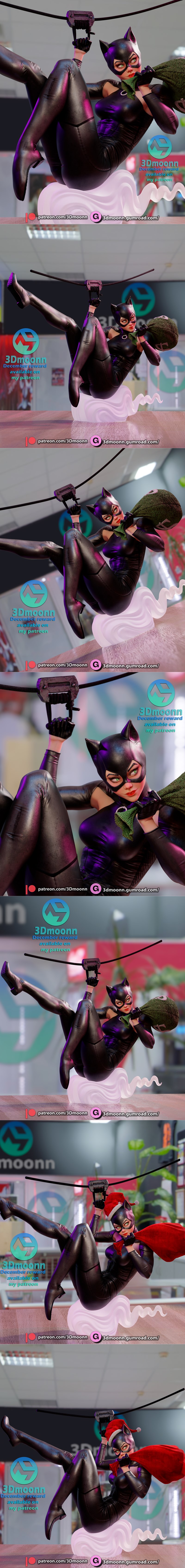 3Dmoonn – DC – Catwoman – 3D Print Model STL