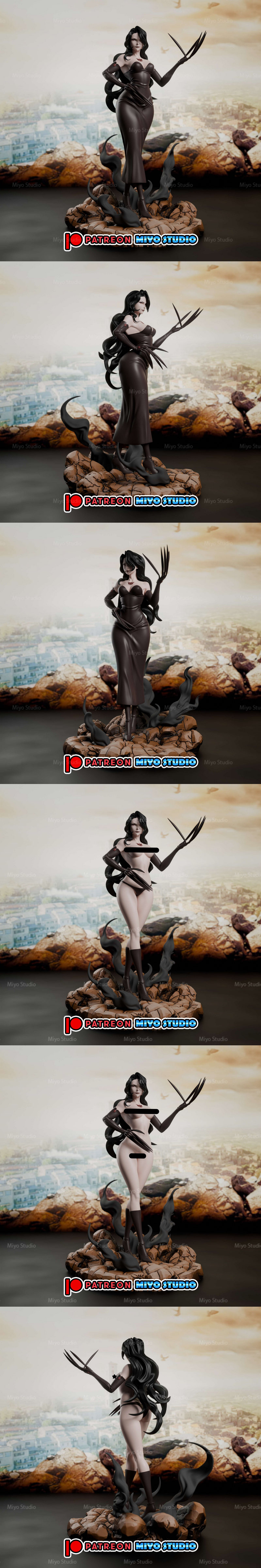 Miyo Studio - 钢铁侠 - 欲念 3D打印模型|Miyo Studio – Fullmetal Alchemist – Lust – 3D Print Model