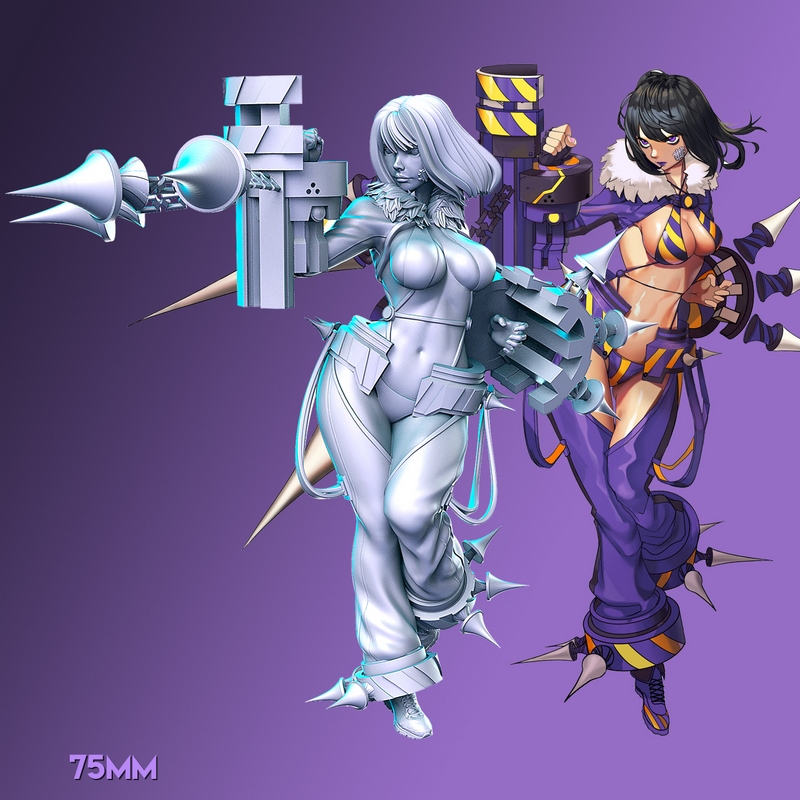 Spike - 金属头 - 3D打印模型|Spike – Metalhead – 3D Print Model