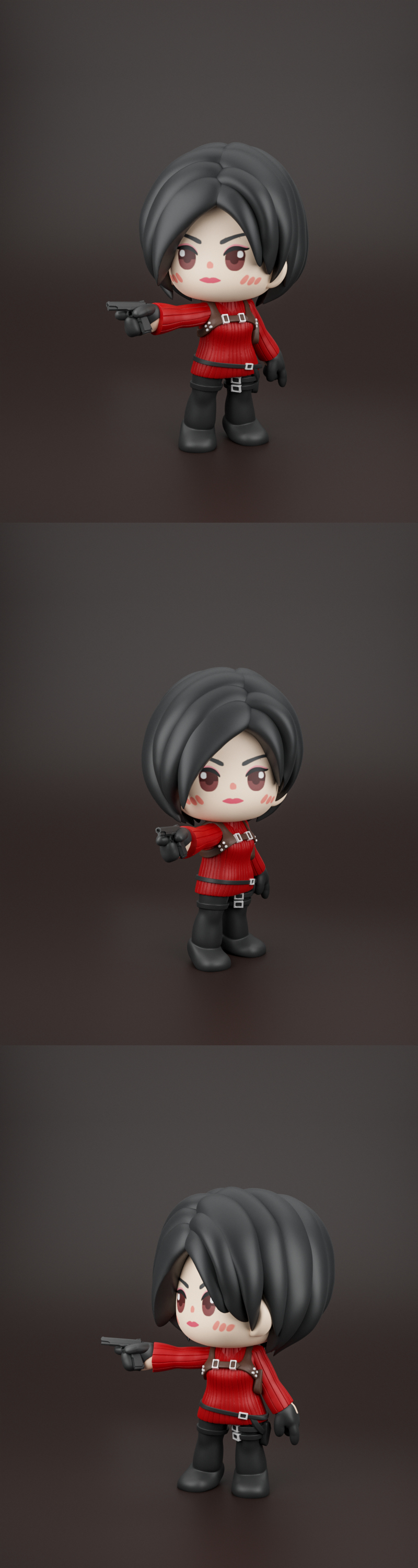 Chibit 036 – 亚达· Wong – 3D打印模型|Chibit 036 – Ada Wong – 3D Print Model