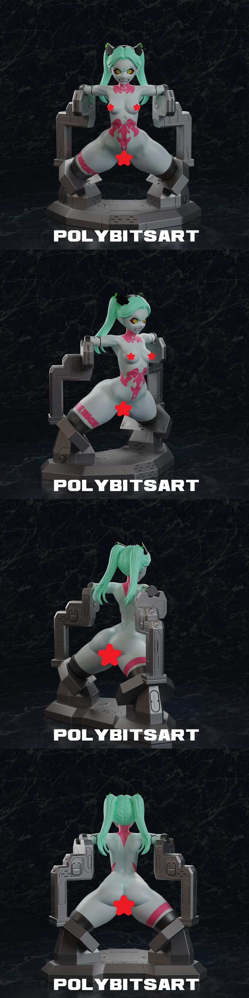 Maid Rebecca – Cyberpunk Edgerunners – 3D Print Model