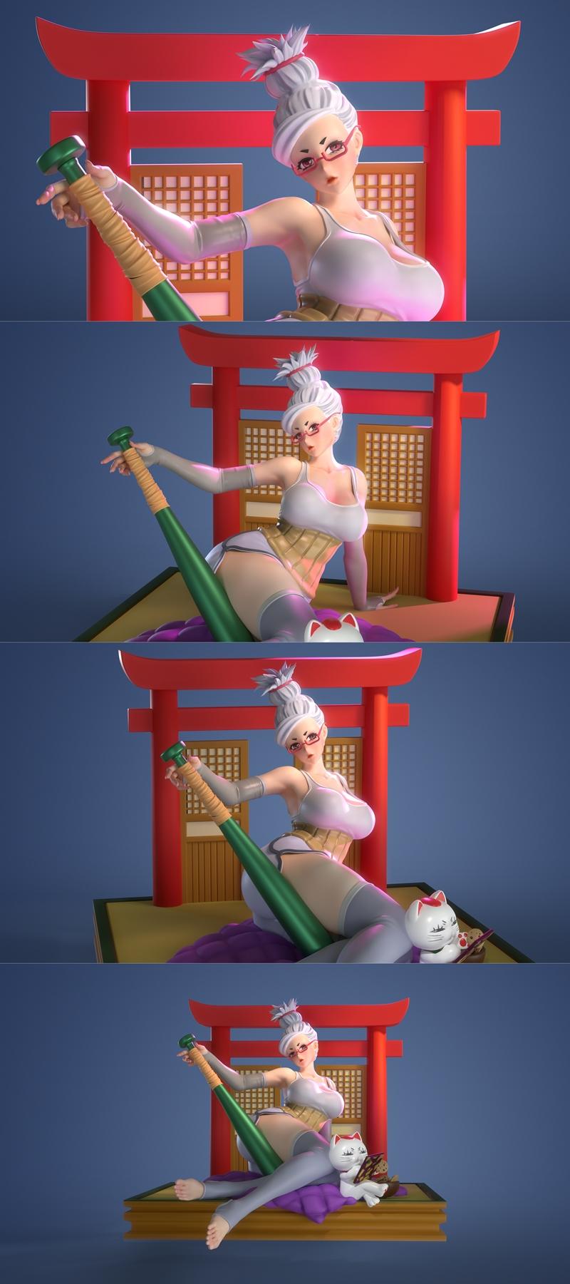 CW Studio - 三泽彩 - 3D打印模型|CW Studio – Seiko Ayase – 3D Print Model STL