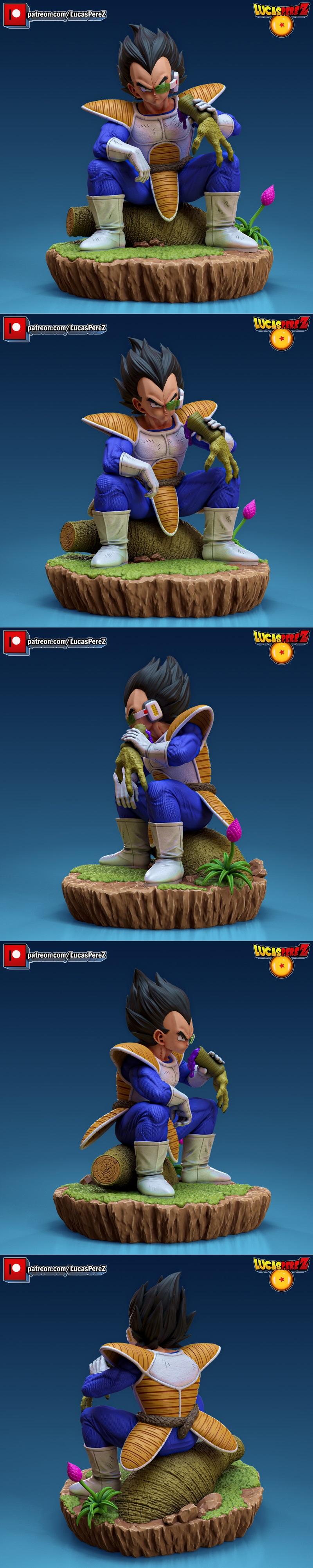 卢卡斯佩雷斯工作室-贝吉塔-3D打印模型|Lucas Perez Studio – Vegeta – 3D Print Model STL