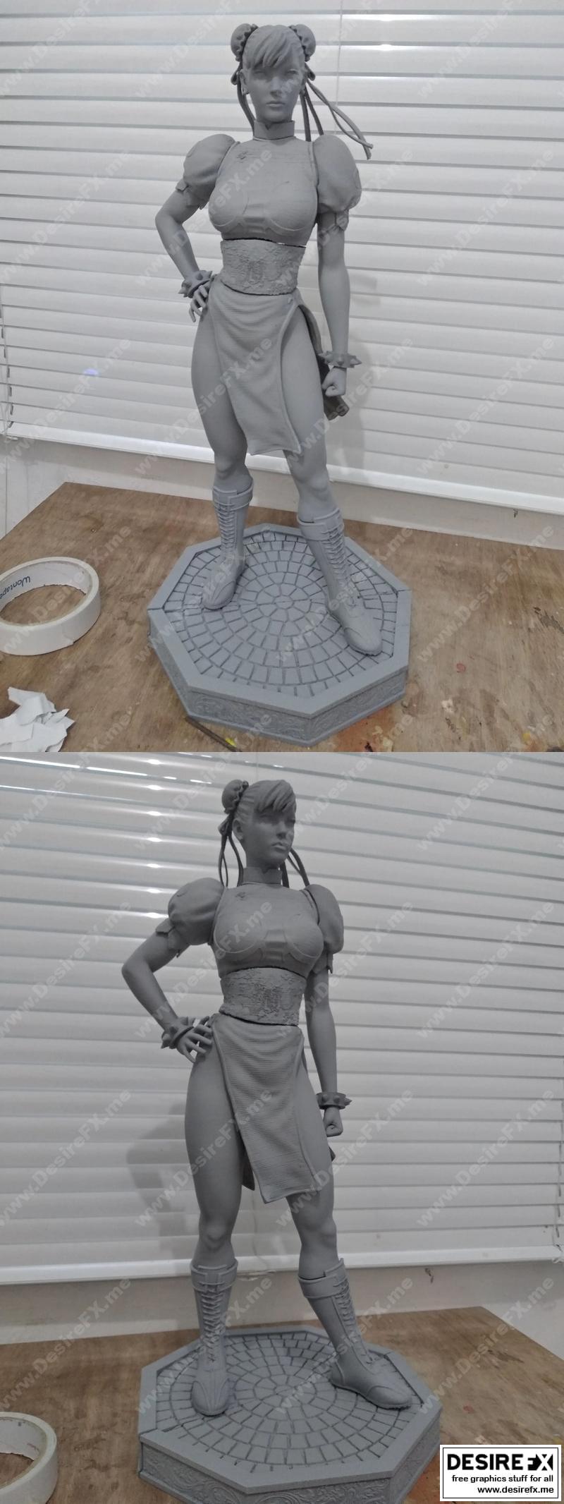 功夫熊猫 诗丽 3D打印模型|Chun Li