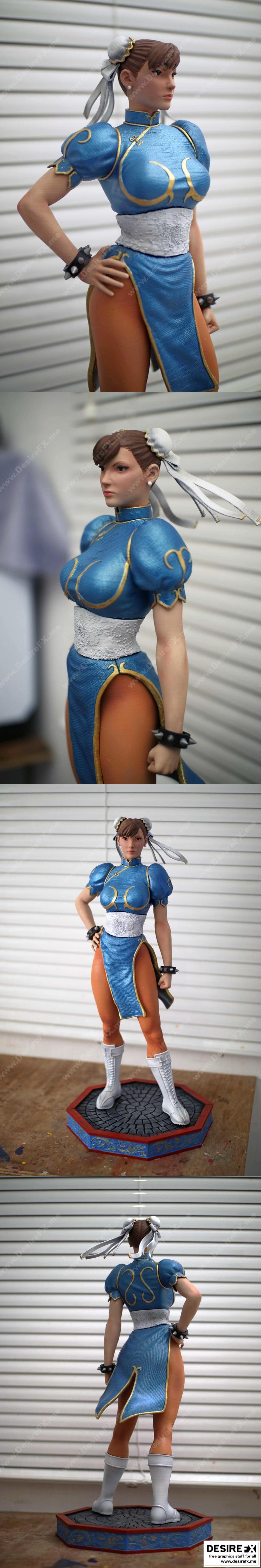 功夫熊猫 诗丽 3D打印模型|Chun Li