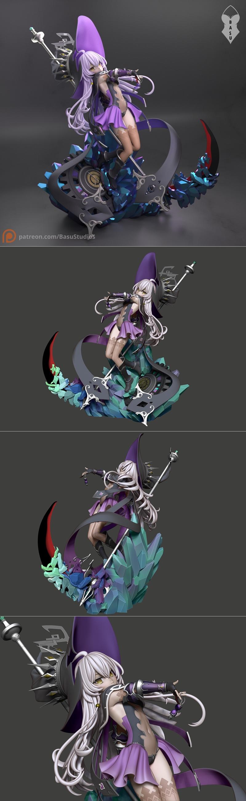 Basu Studios - Hilda Stela Glow 3D打印模型|Basu Studios – Hilda Stela Glow – 3D Print Model STL