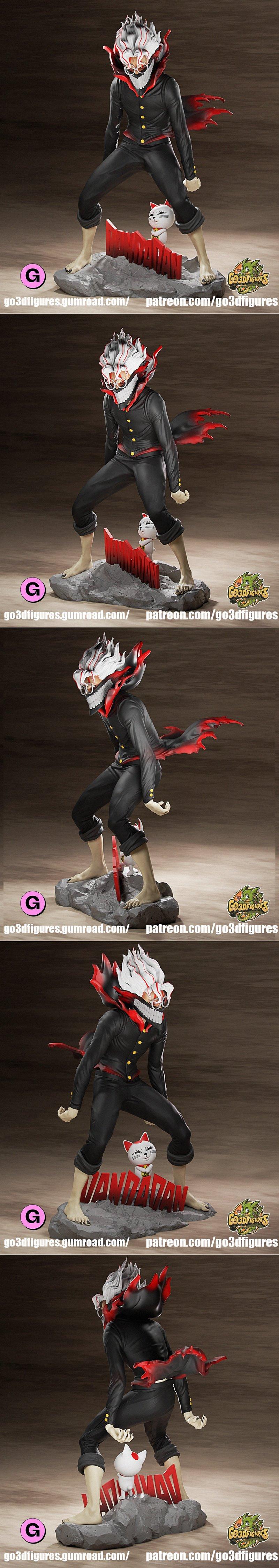 Dandadan Okarun 3D打印模型|Go3DFigures – Dandadan – Okarun – 3D Print Model STL