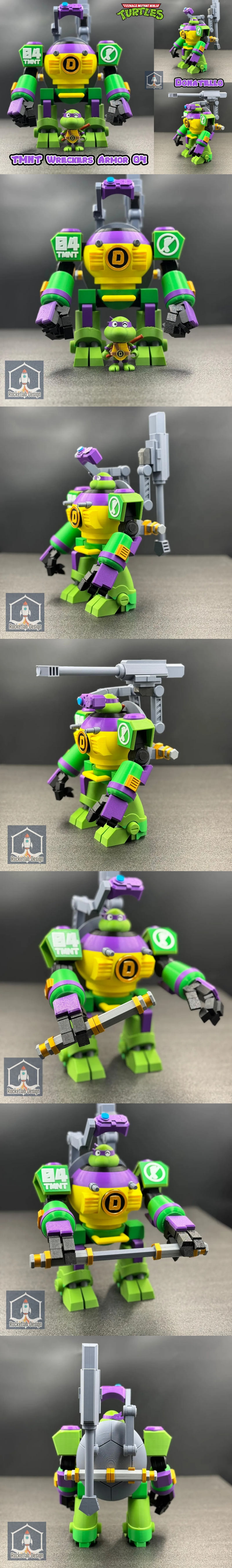 TMNT Wreckers Armor 04 – Donatello – 3D Print Model