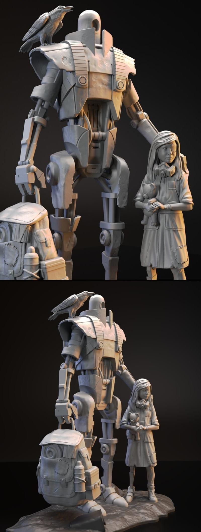 我的大朋友——3D打印模型指南|My big friend – Printing Guide – 3D Print Model STL