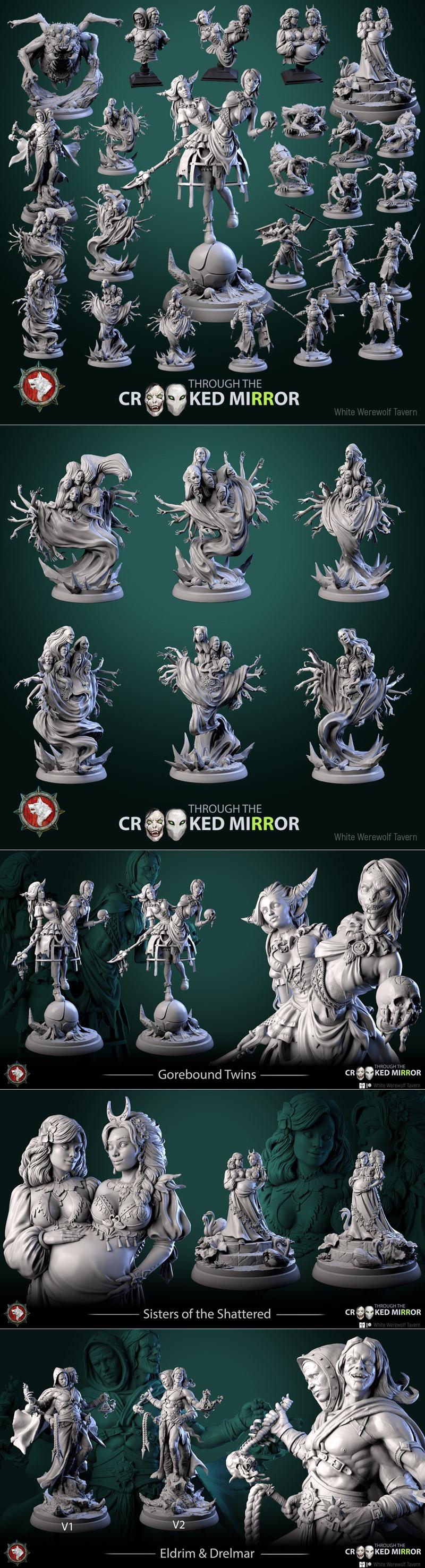 白狼酒馆 12月2024 3D打印模型|White Werewolf Tavern December 2024 – 3D Print Model STL