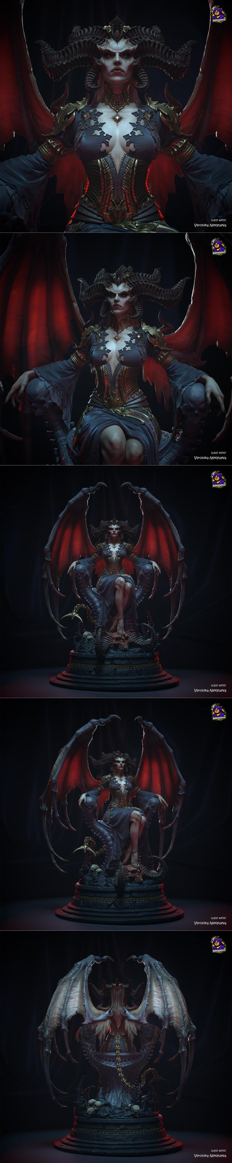 Bulkamancer工作室打造的莉莉丝3D打印模型|Bulkamancer Sculpts – Lilith – 3D Print Model STL