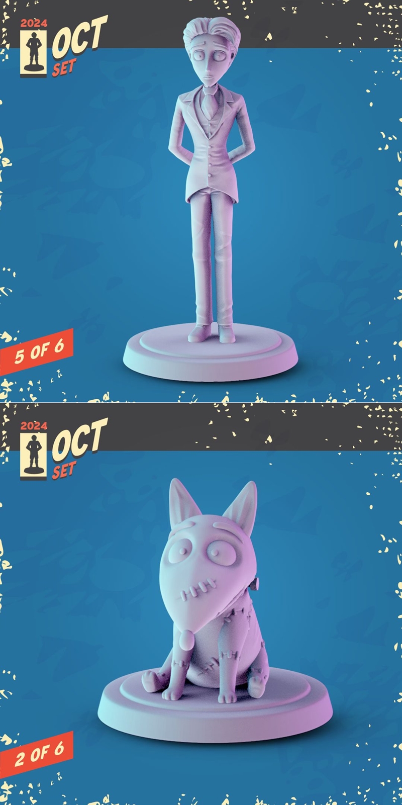 Pop Minis - 万圣节3D打印模型|Pop Minis – Halloween 3 October 2024 – 3D Print Model STL