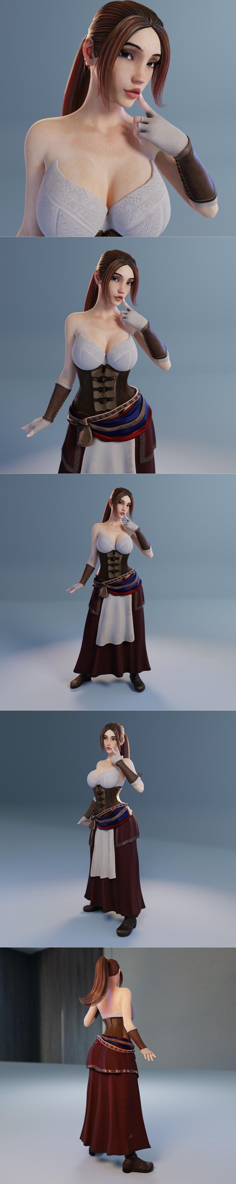 QB Works – Agnes – 3D Print Model STL