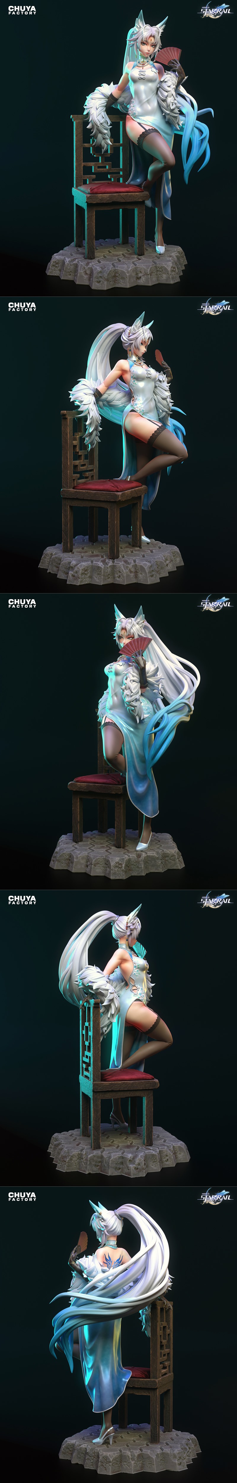 奇亚工厂-费晓-3D打印模型|Chuya Factory – Feixiao – 3D Print Model STL
