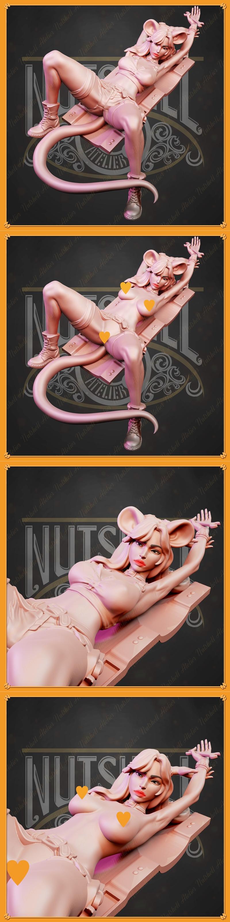 Nutshell Atelier - 机械少女Gadget 03 - 3D打印模型|Nutshell Atelier – Sexy mechanic Gadget 03 – 3D Print Model STL