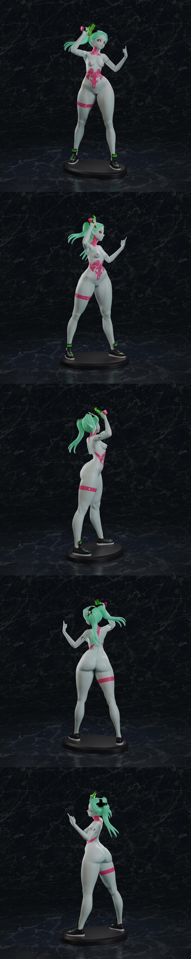 PolyBitsArt - 3D打印模型 - Rebecca|PolyBitsArt – Rebecca – 3D Print Model STL