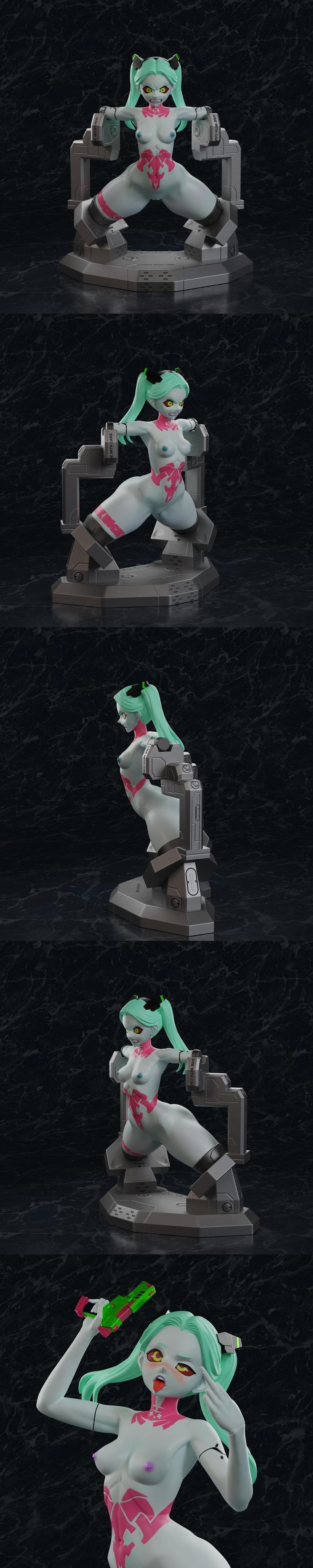 PolyBitsArt - 3D打印模型 - Rebecca|PolyBitsArt – Rebecca – 3D Print Model STL