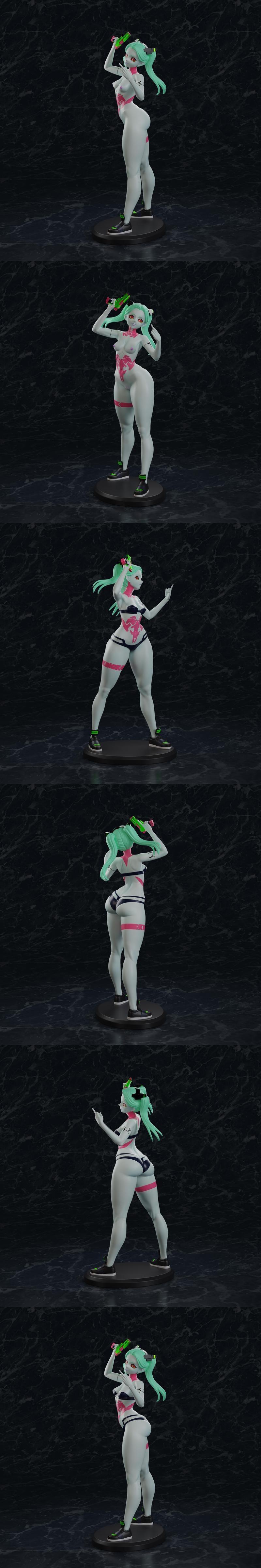 PolyBitsArt - 3D打印模型 - Rebecca|PolyBitsArt – Rebecca – 3D Print Model STL