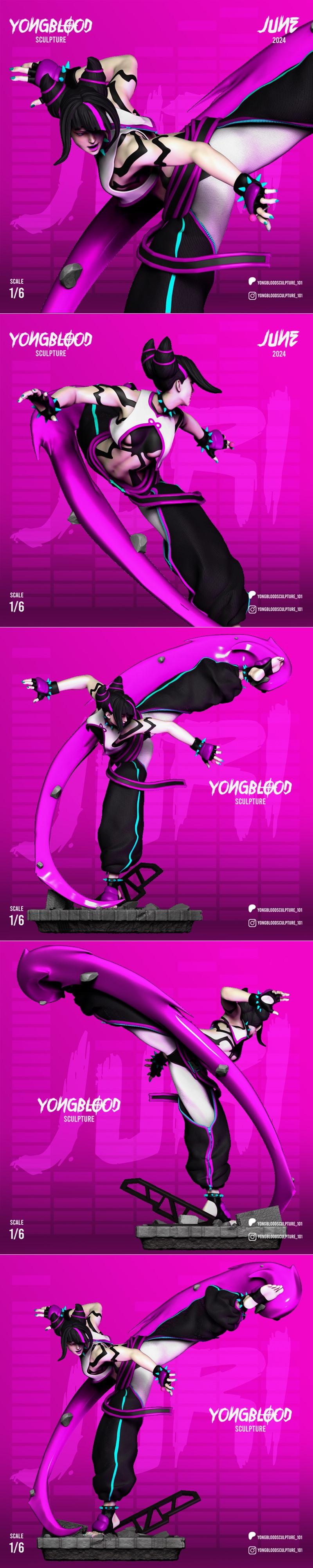 永血雕塑 - 朱里 - 3D打印模型|Yongblood Sculpture – Juri – 3D Print Model STL