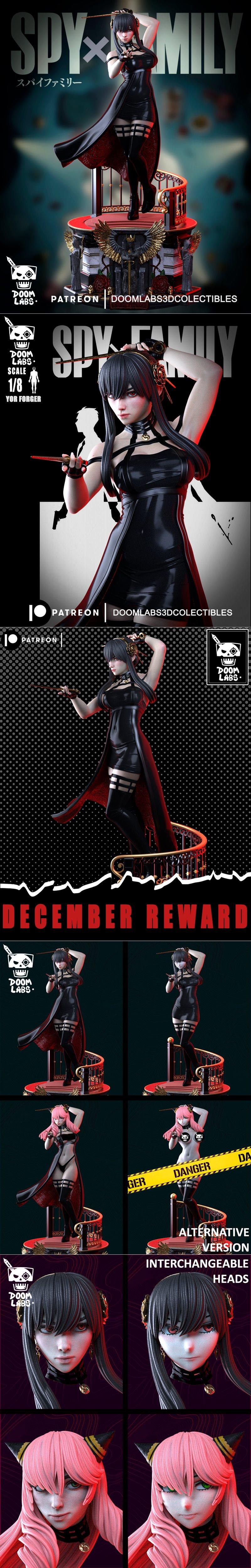 doom实验室 - 3D打印模型 - 战争之子|Yor Forger – Doom Labs – 3D Print Model STL