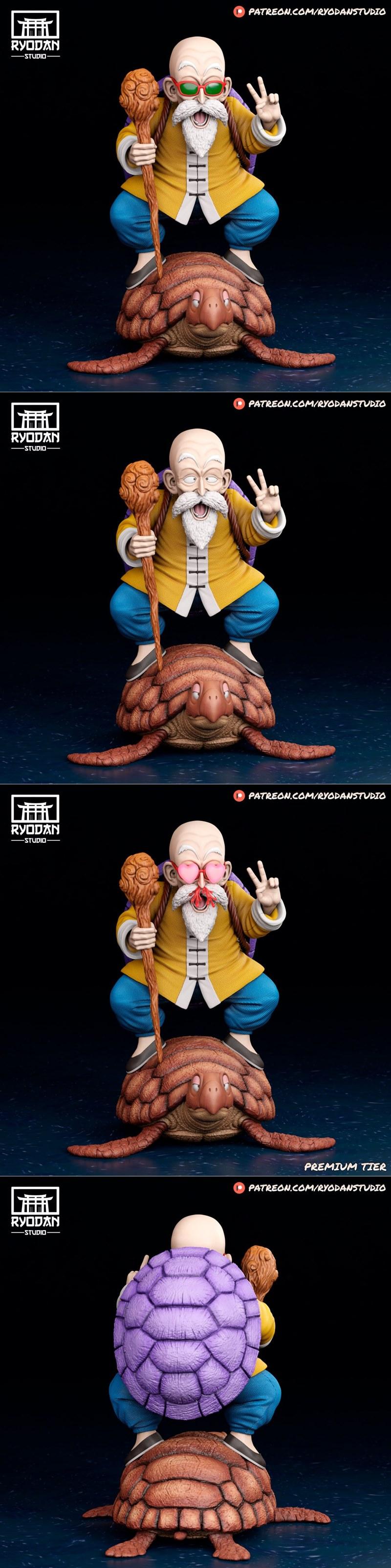 Ryodan Studio 3D打印模型：Maestro Roshi角色模型|Ryodan Studio – Maestro Roshi – 3D Print Model STL
