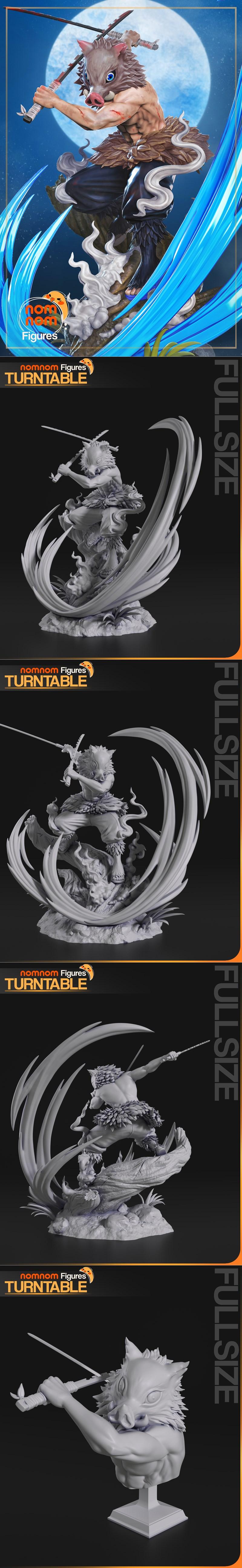 诺斯克3D打印模型|Nomnom Figures – Inosuke – 3D Print Model STL