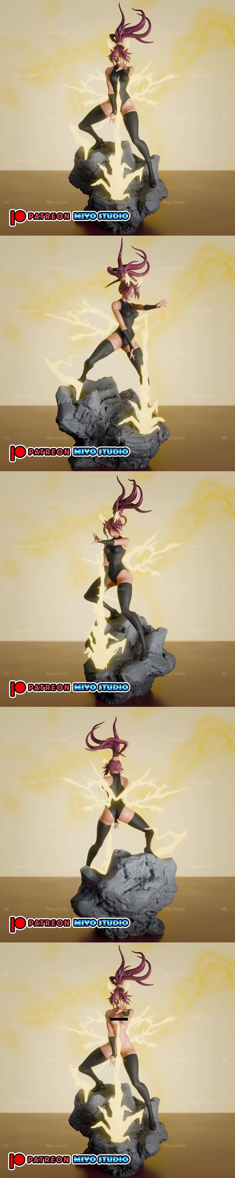 Miyo Studio - 魔王高校之刃 - 朽木露琪亚 3D打印模型|Miyo Studio – Bleach – Yoruichi – 3D Print Model STL